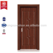 Simple mejor diseño de puerta de sala de madera sólida interior